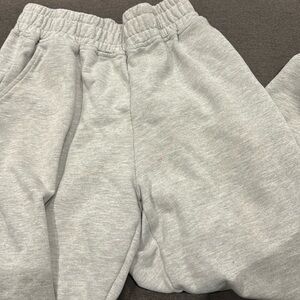 Grey sweatpants
